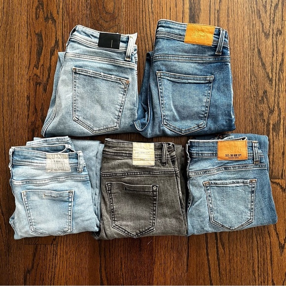 Zara Bundle Lot Skinny Jeans Sz 2 and 6 - Picture 10 of 10